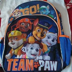 New paw patrol kids bookbag
